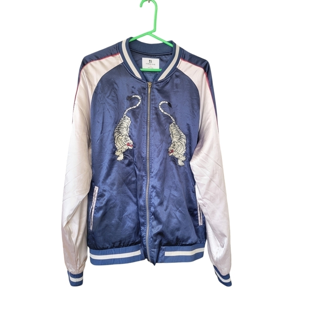 Standard Issue Mens Tiger Eagle Bomber Jacket xl